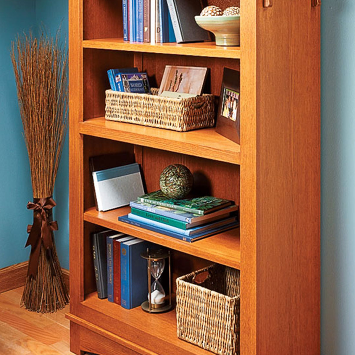 Woodsmith 3-in-1 Bookcase Standard Plan & Premium Shop Drawings