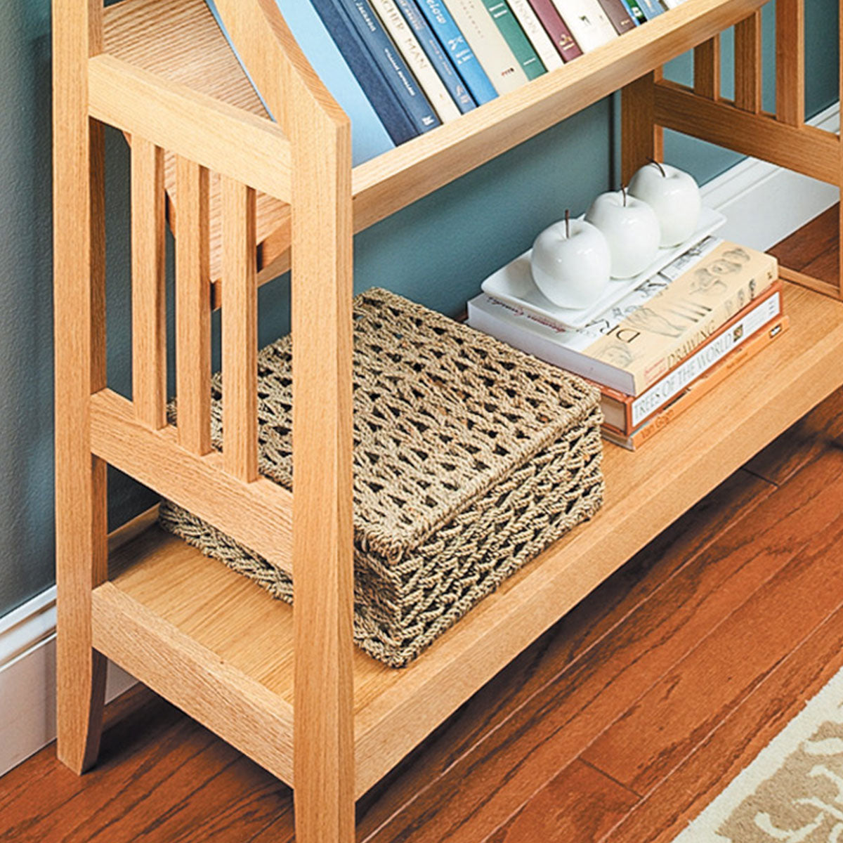 Woodsmith Trough-Style Bookrack Plan