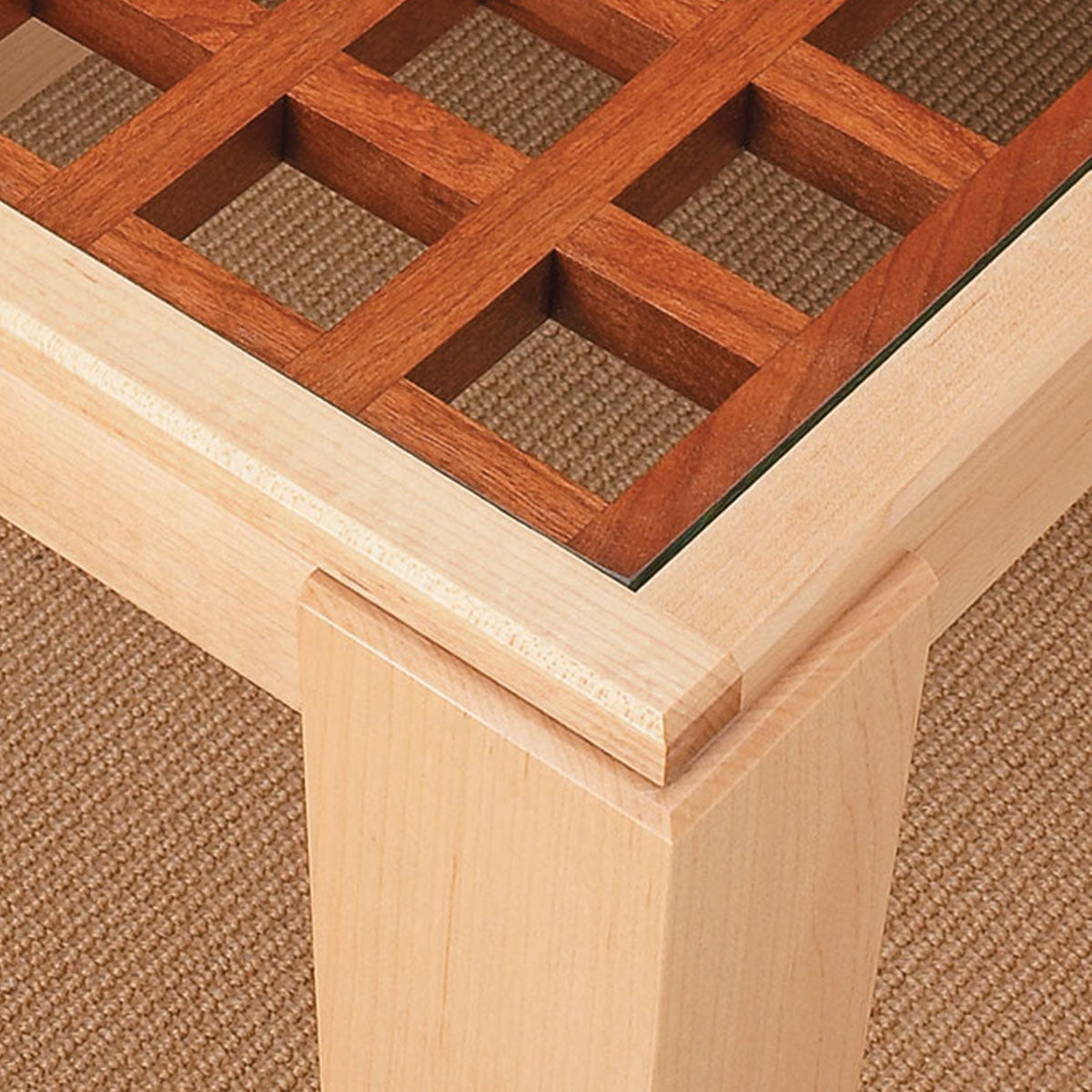 Woodsmith Glass-Panel Coffee Table Plan