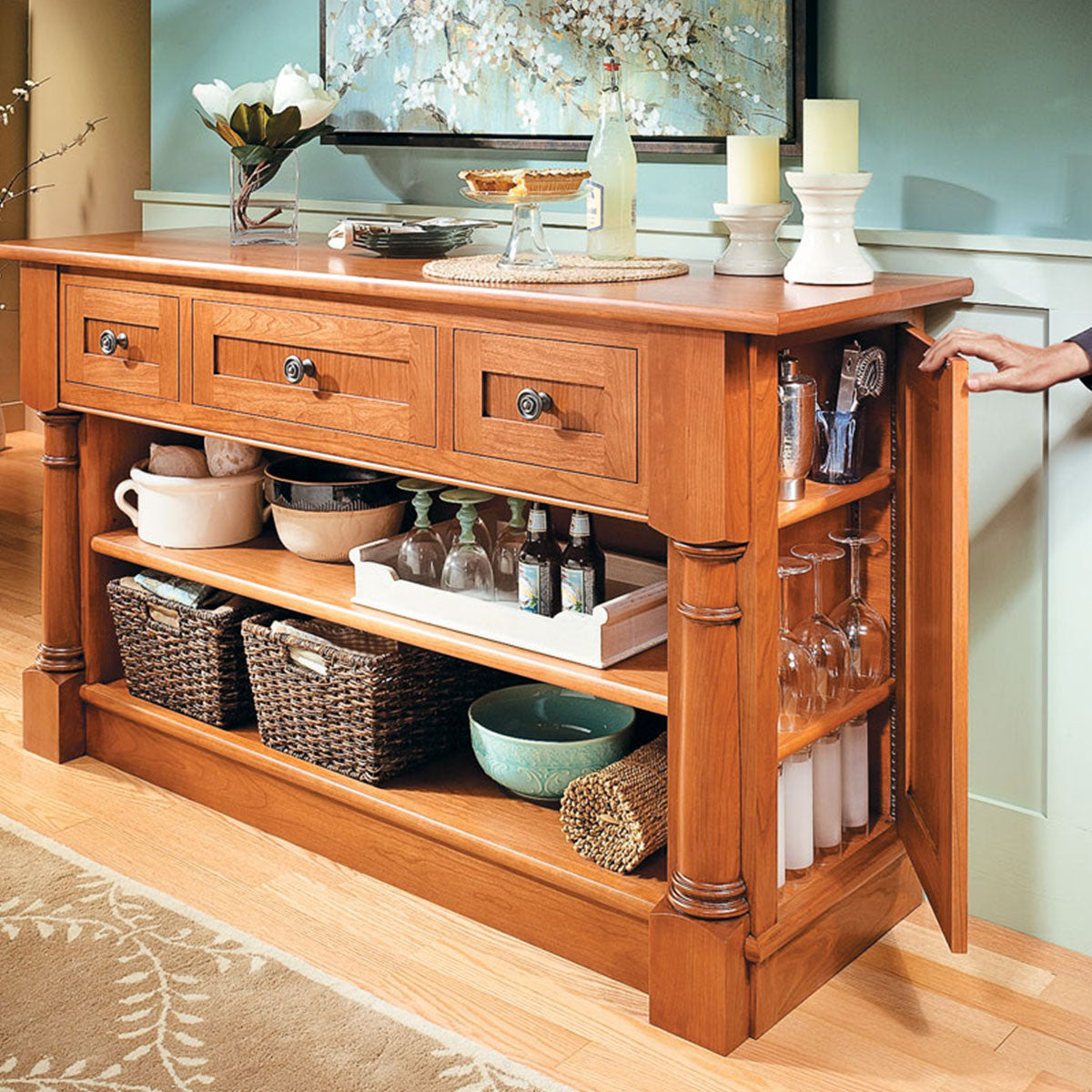 Woodsmith Cherry Sideboard Plan