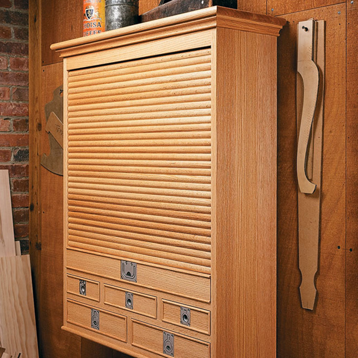 Woodsmith Tambour Tool Cabinet Plan