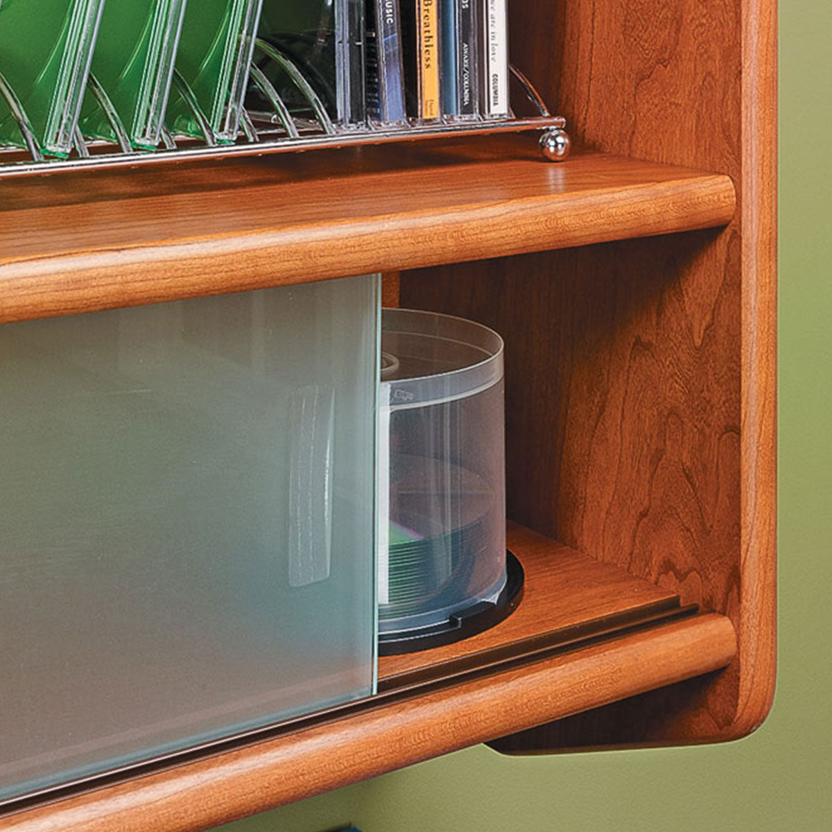 Woodsmith Sliding Door Wall Shelf Plan