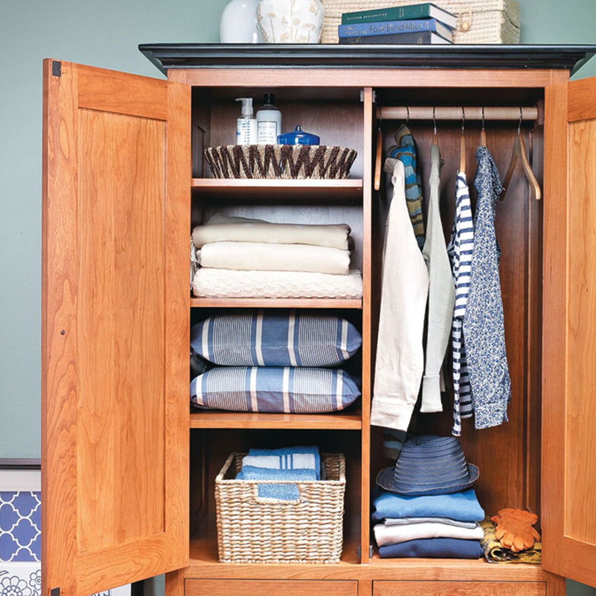 Woodsmith Cherry Armoire Standard Plan & Premium Shop Drawings