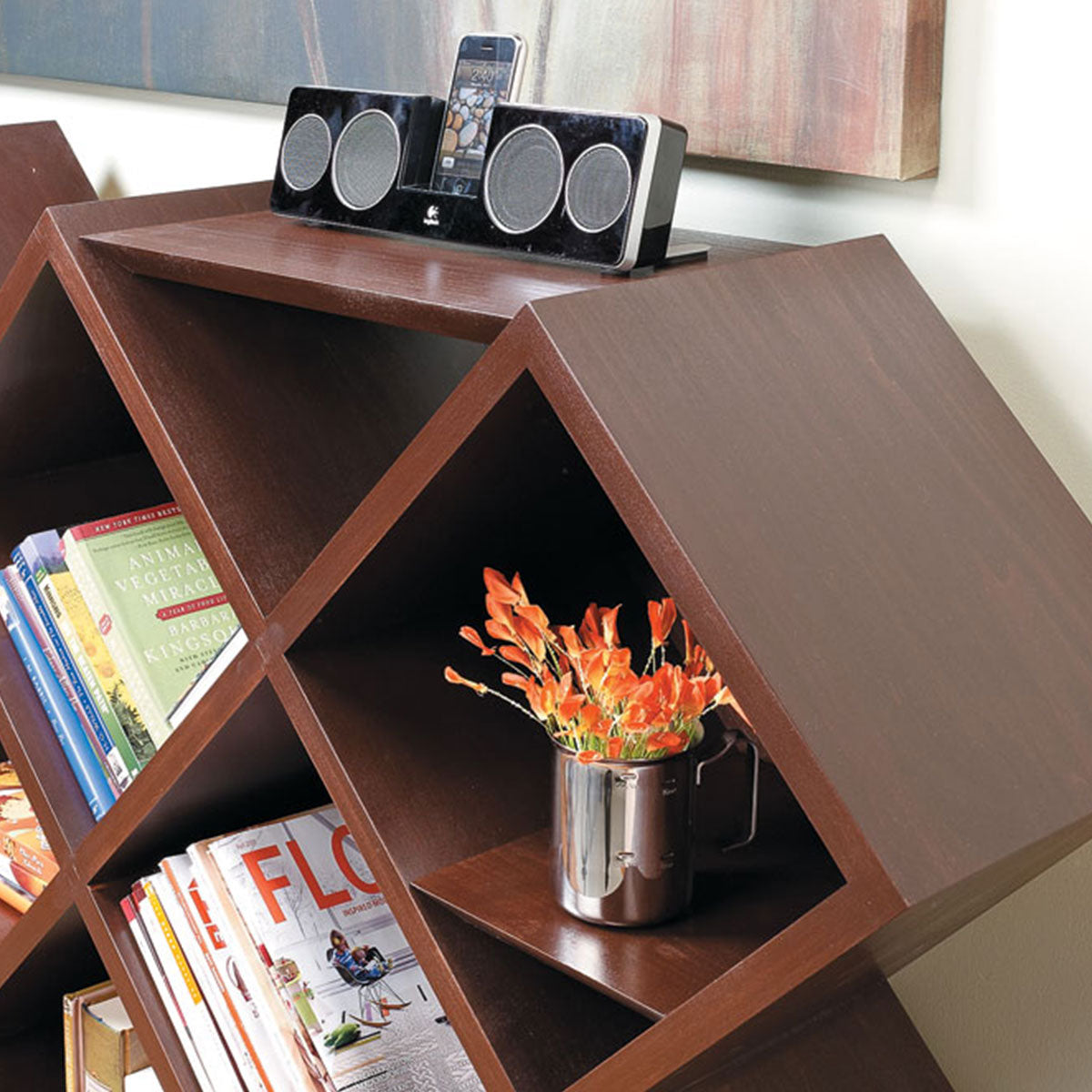 Woodsmith Diamond Bookcase Plan