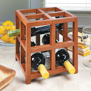 Woodsmith Countertop Wine Rack Plan