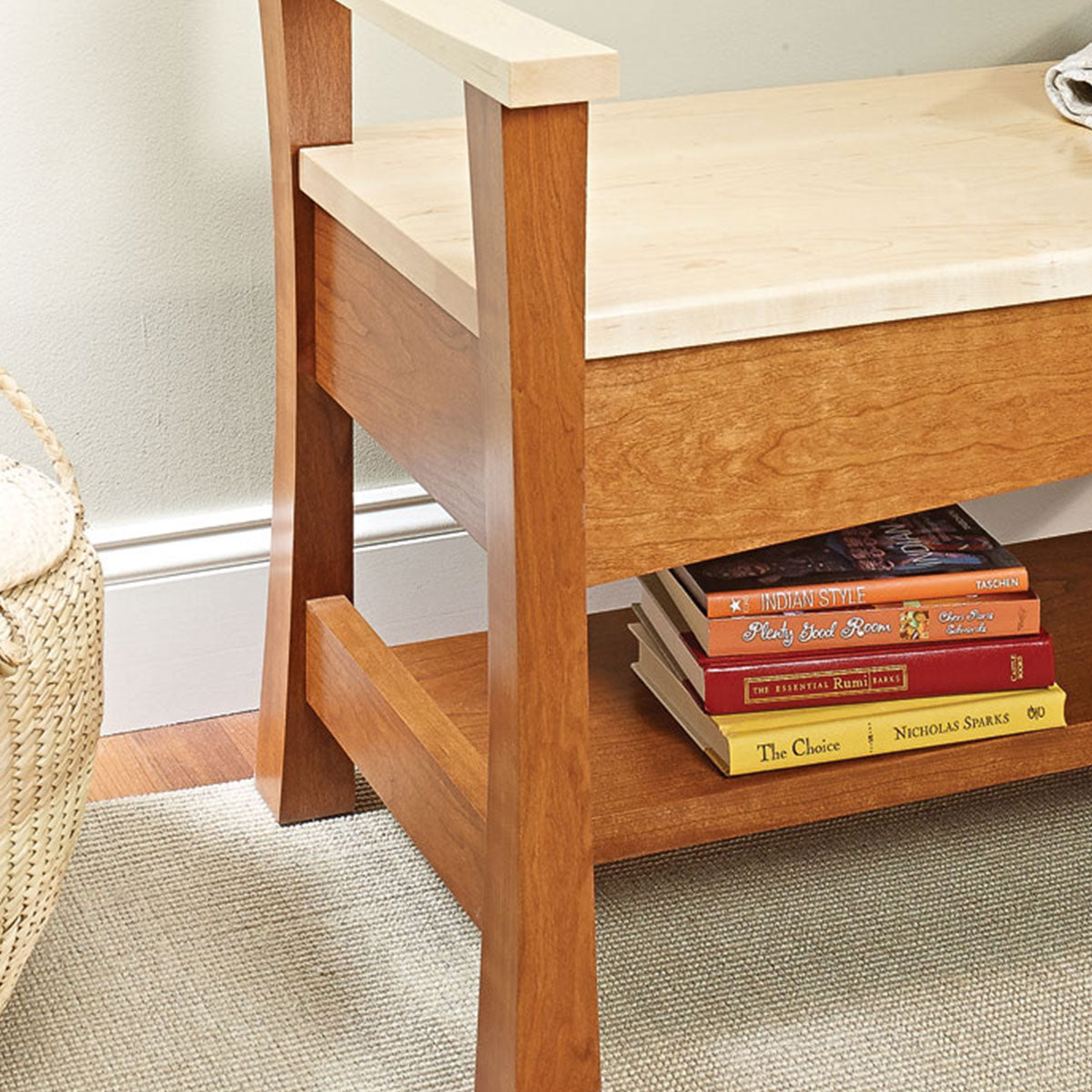 Woodsmith Stylish Curved Bench Plan