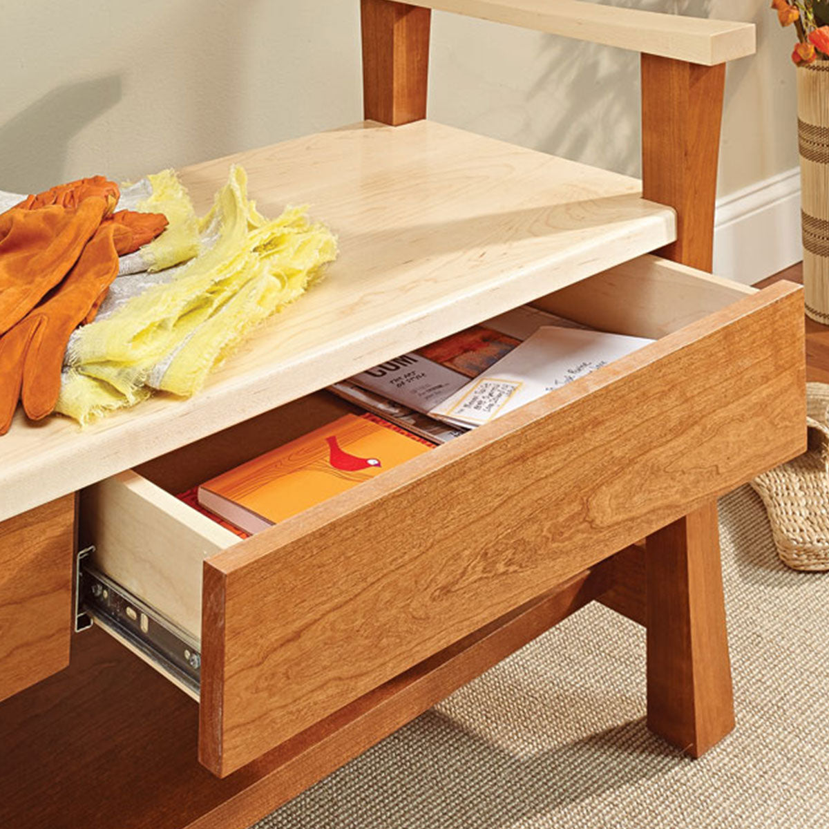 Woodsmith Stylish Curved Bench Plan