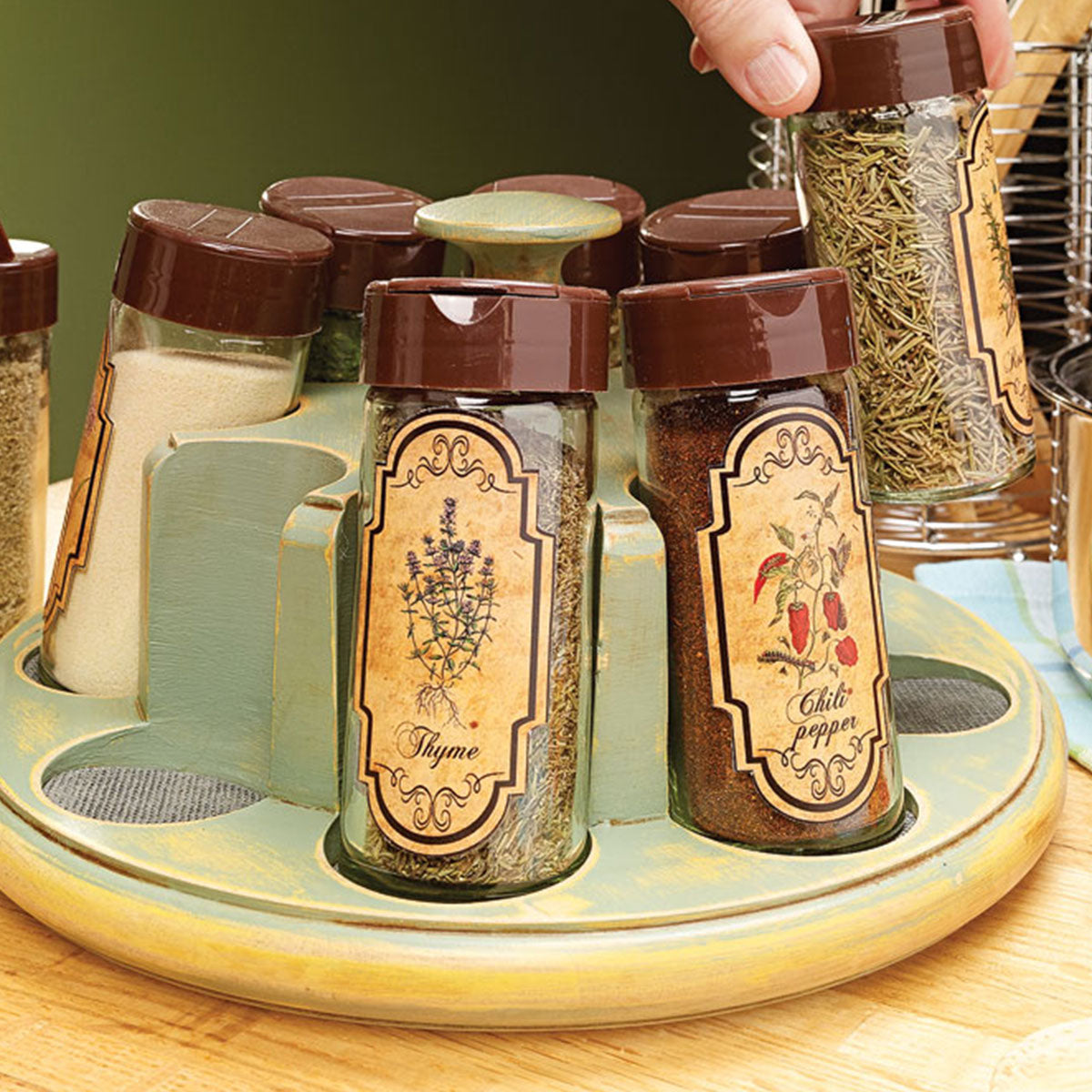 Woodsmith Kitchen Spice Carousel Plan