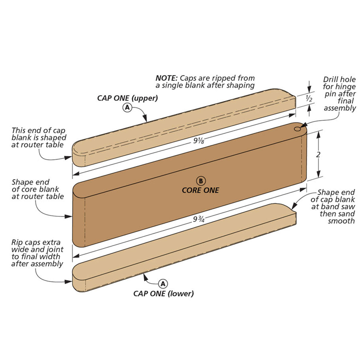 Woodsmith Trifold Drill Bit Index Standard Plan & Premium Shop Drawings