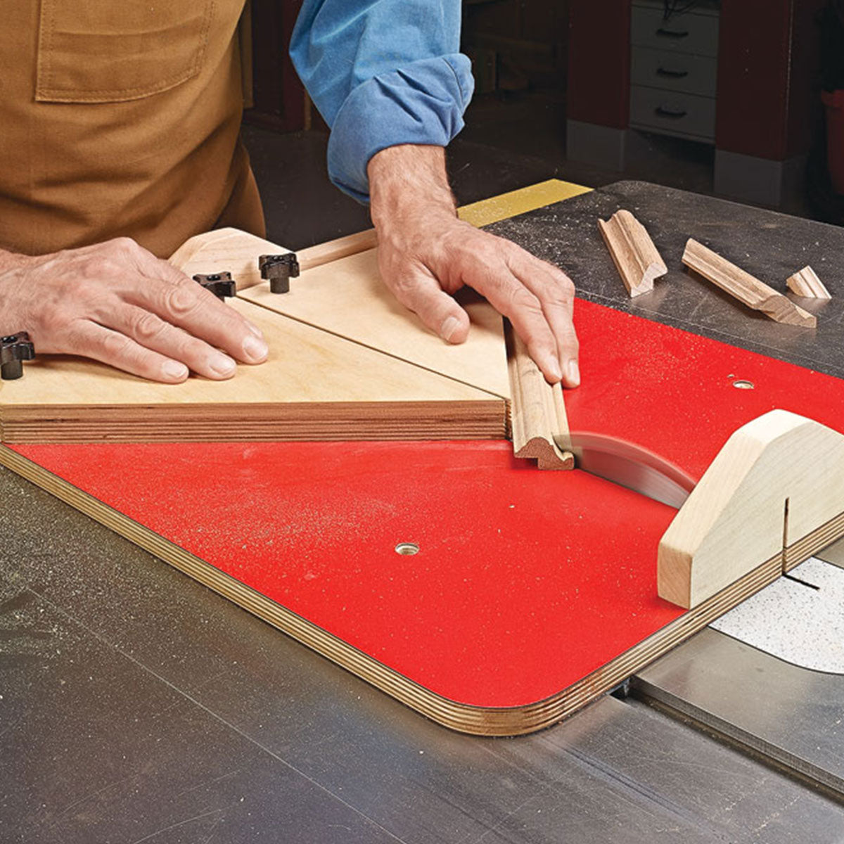 Woodsmith Multipurpose Small Parts Sled Standard Plan & Premium Shop Drawings