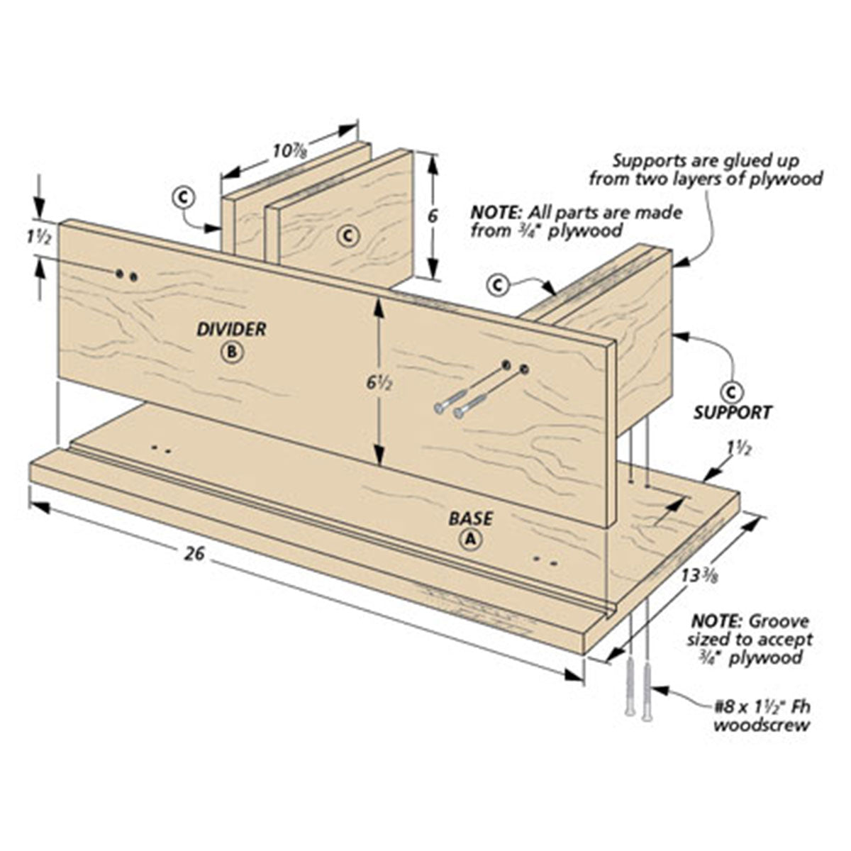 Woodsmith Versatile Add-On Bench Plan