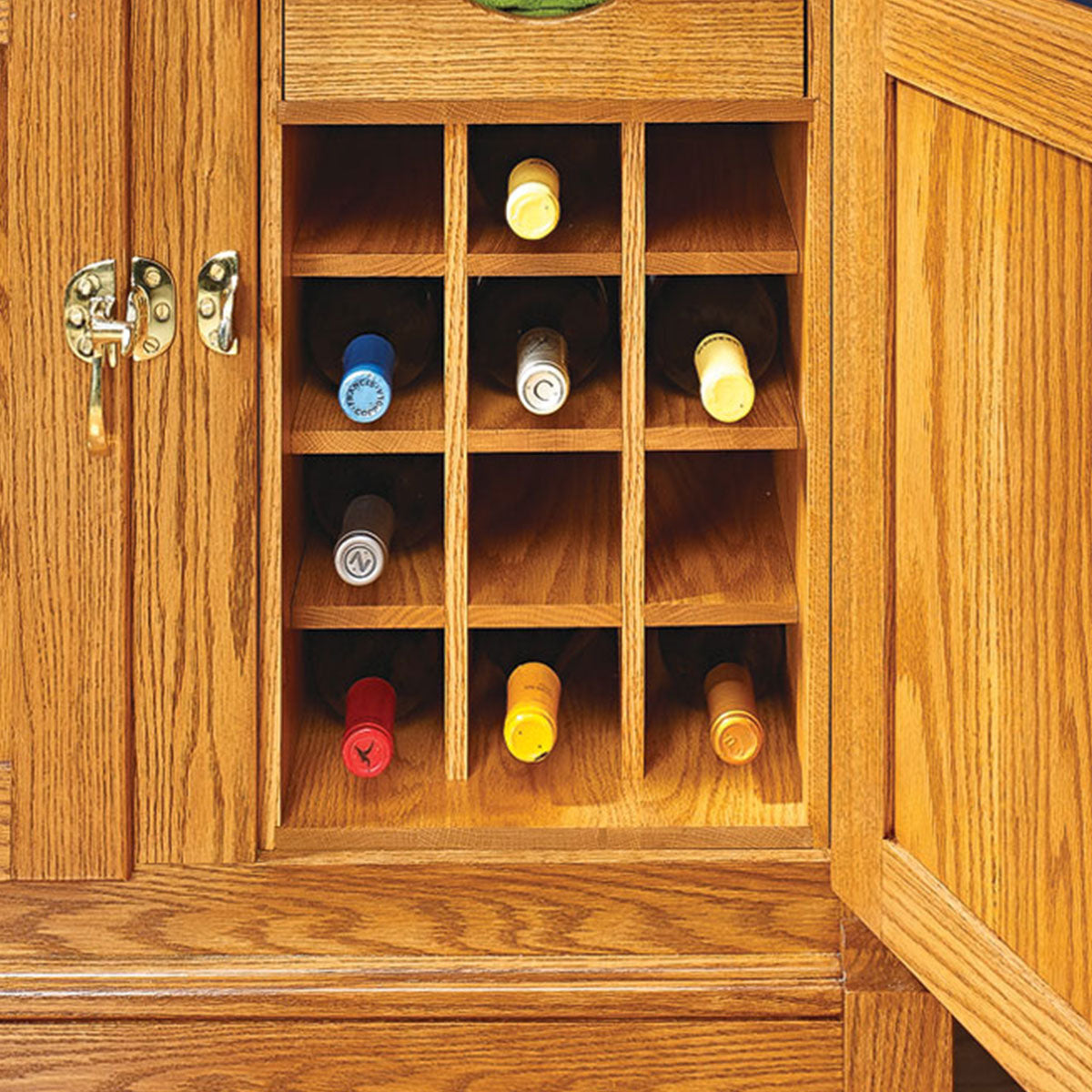 Woodsmith Icebox Wine Cabinet Standard Plan & Premium Shop Drawings