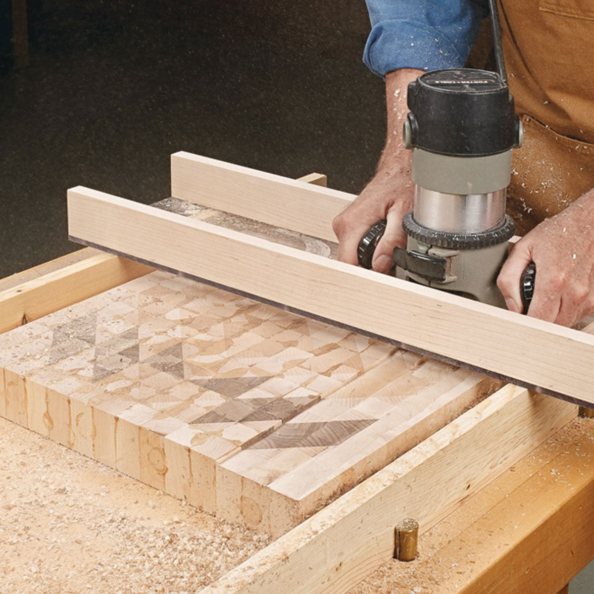 Woodsmith Quilted Cutting Board Plan