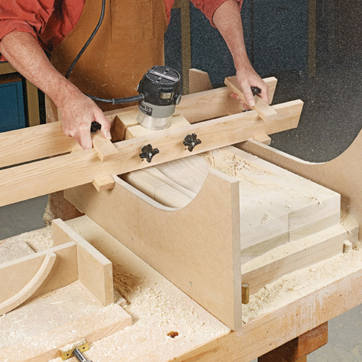 Woodsmith Router Carving Jig Plan
