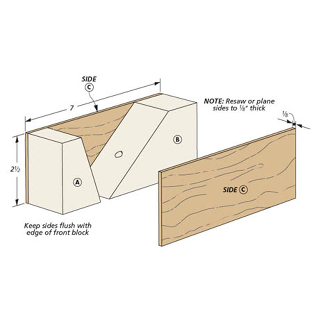 Woodsmith Hand Plane Plan