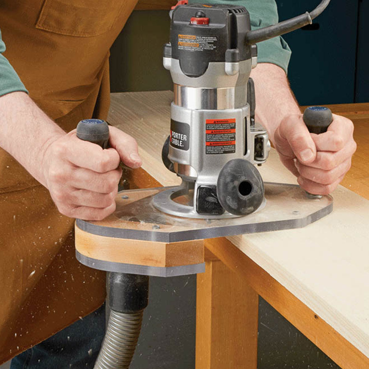 Woodsmith Auxiliary Router Bases Standard Plan & Premium Shop Drawings