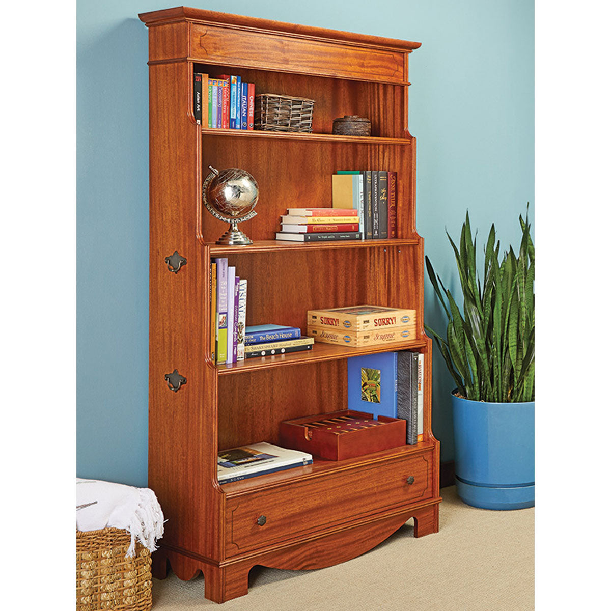 Woodsmith Waterfall Bookcase Plan