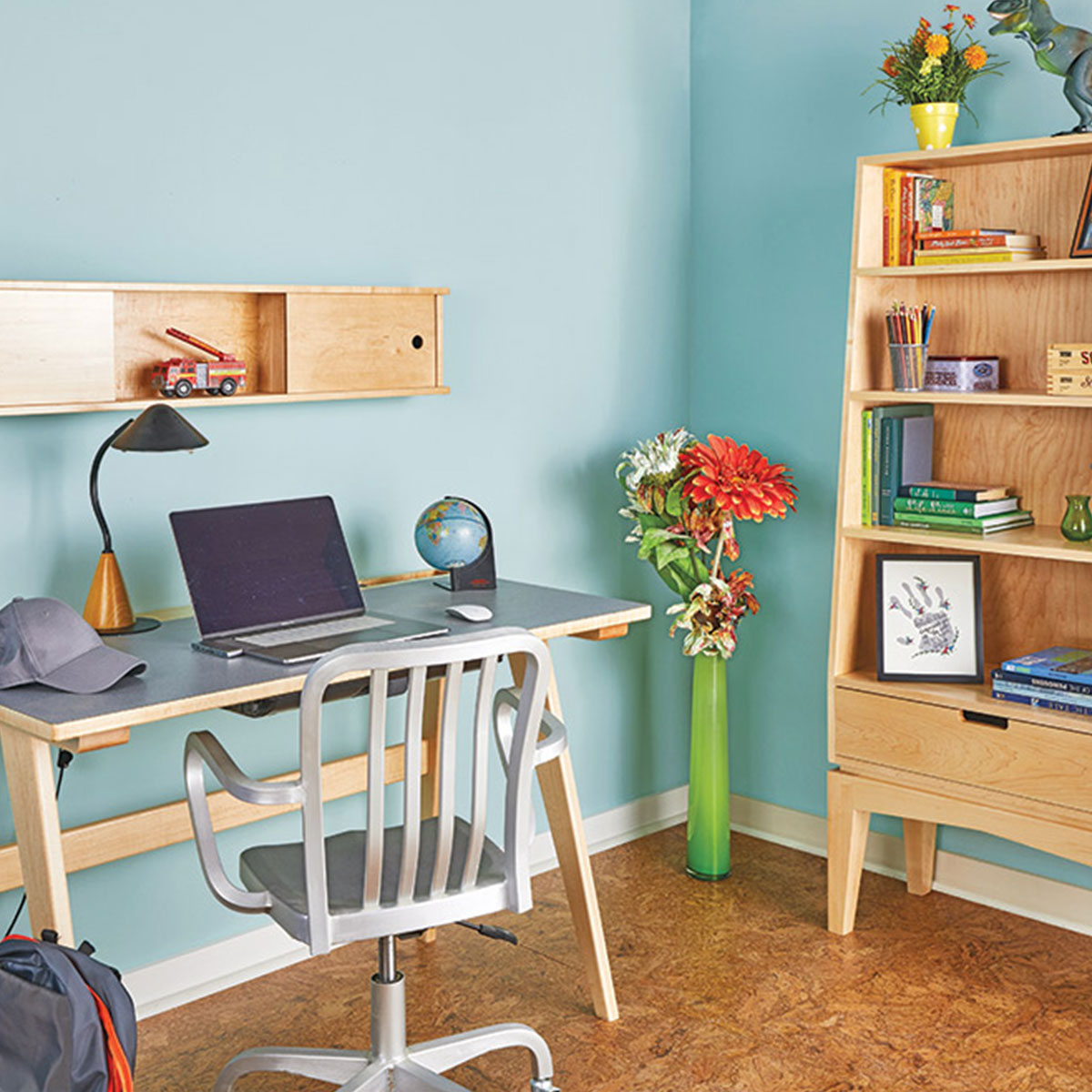 Woodsmith Slant-Front Bookcase Plan