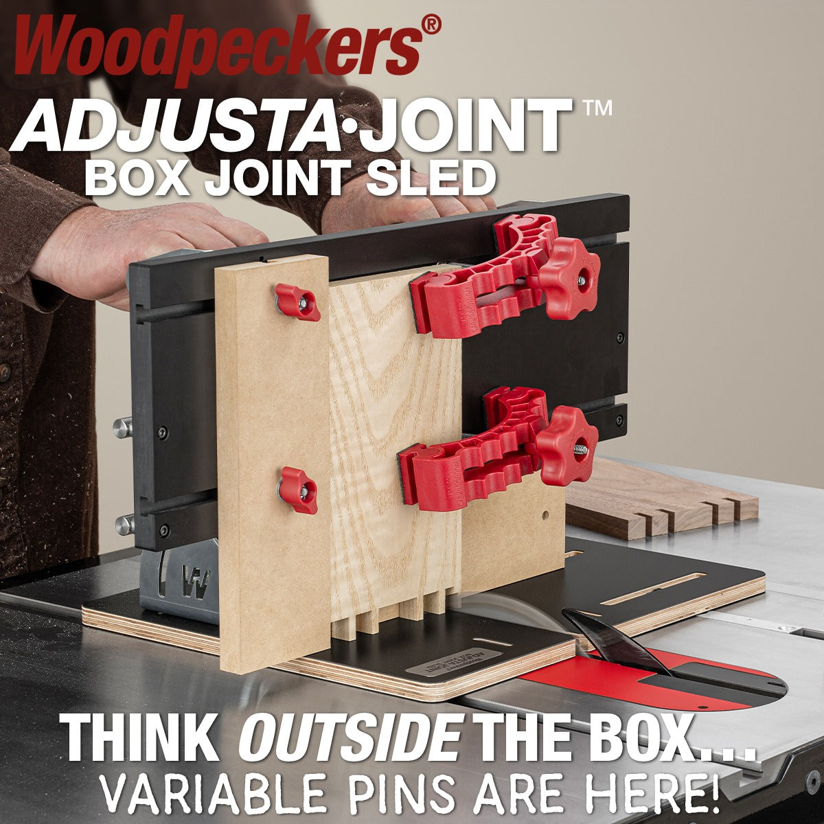 Adjusta-Joint Box Joint Sled
