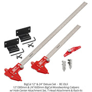 BigCal 12" & 24" Deluxe Set - 24" & 12" BigCal w/ Center-Center and T-Head Attachments - OPEN BOX