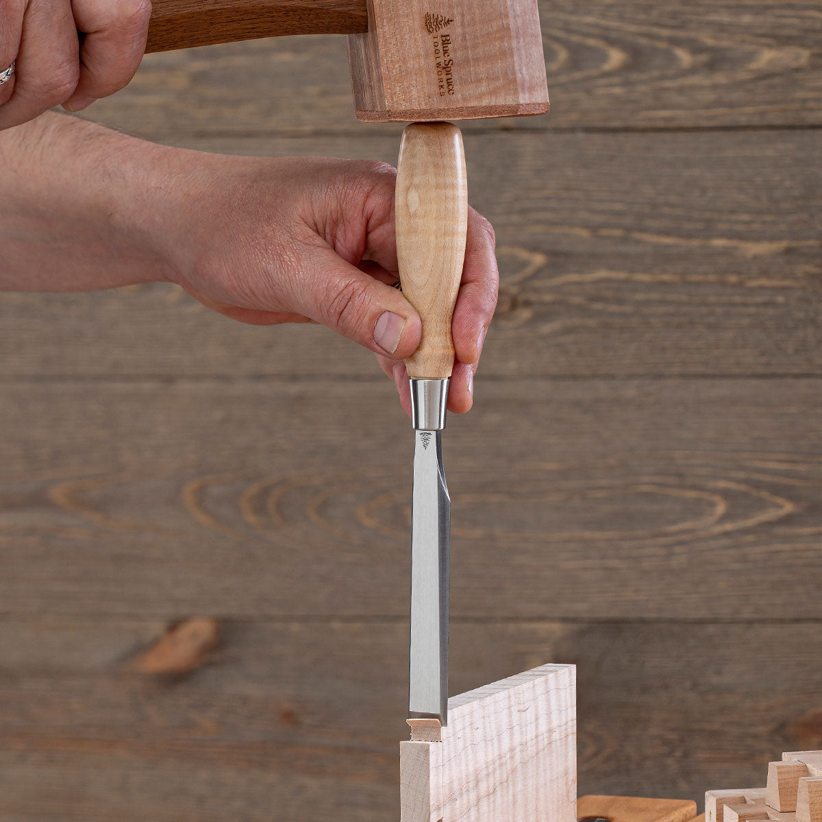 Blue Spruce Bench Chisel 4 Piece Set