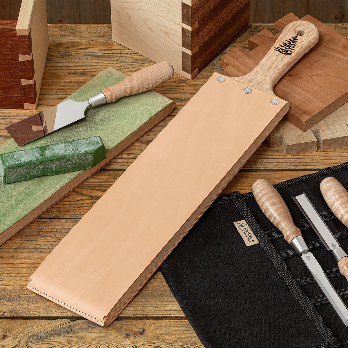 Blue Spruce Toolworks Double-Sided Leather Paddle Strop