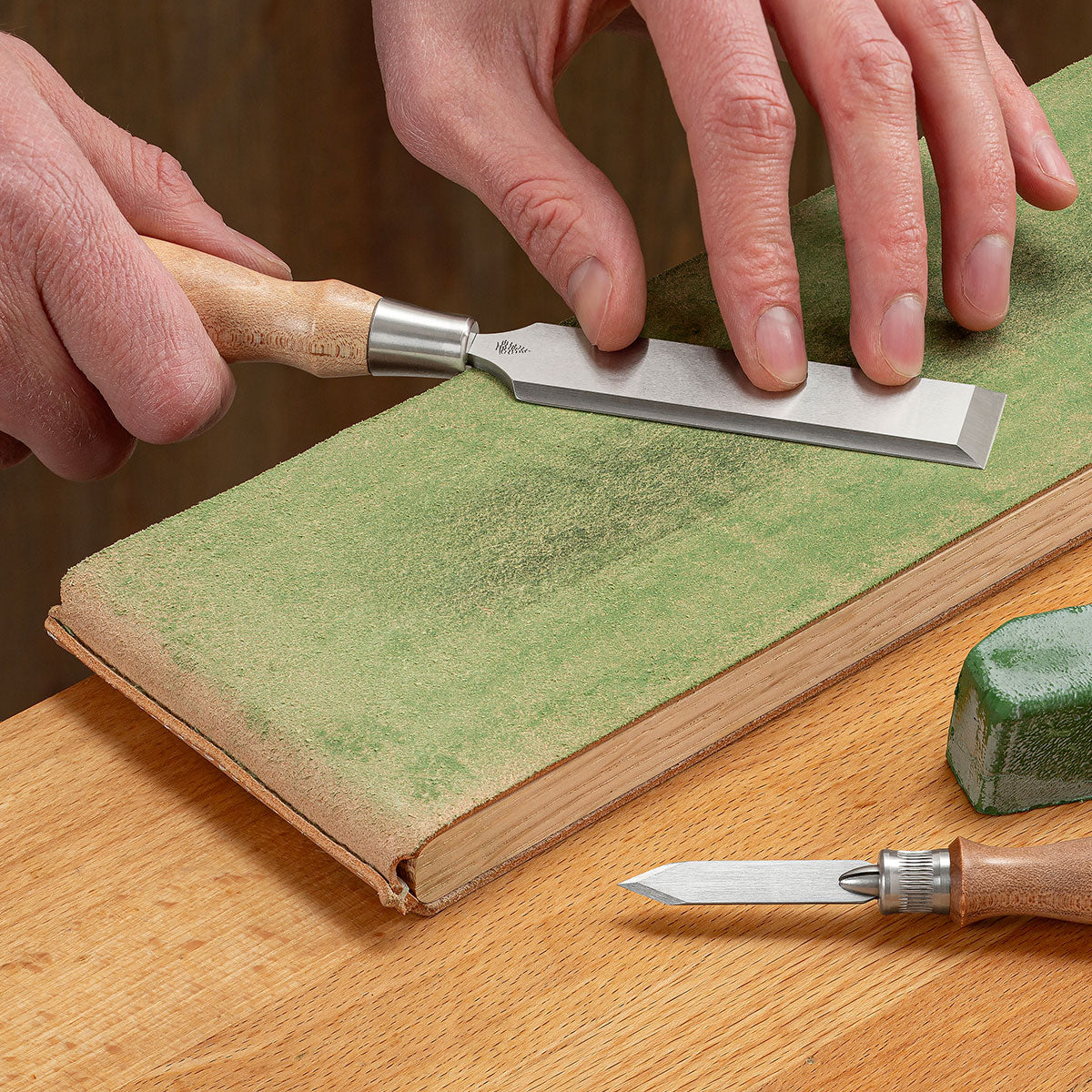 Blue Spruce Toolworks Double-Sided Leather Paddle Strop