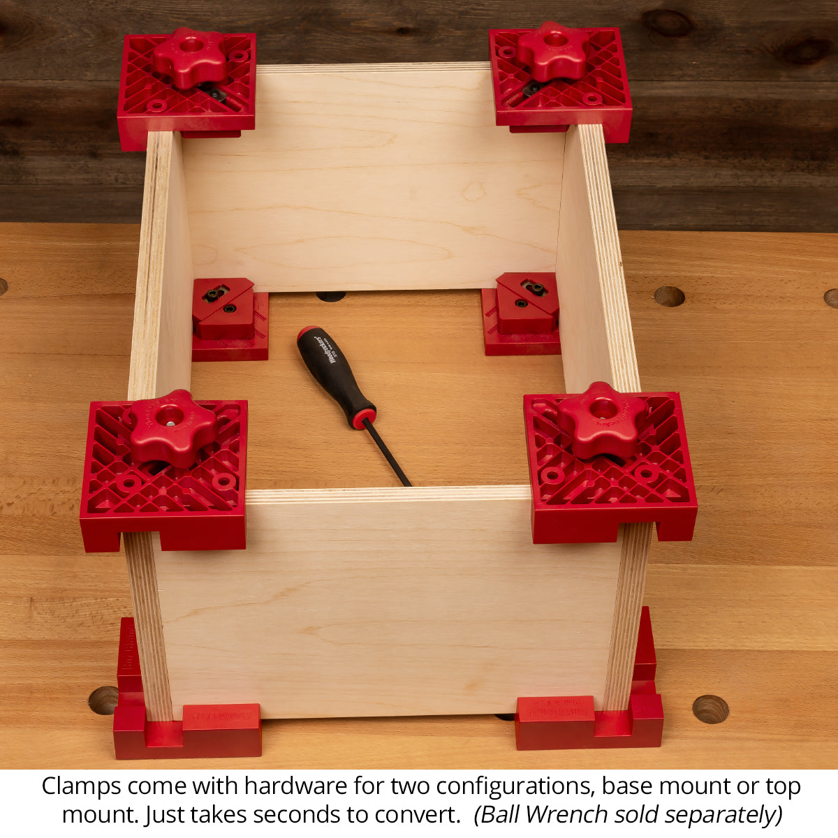 Woodpeckers BC4-M2 Box Clamps for Accurate Case Assembly