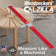 Cal-Zilla Woodworking Rule Caliper
