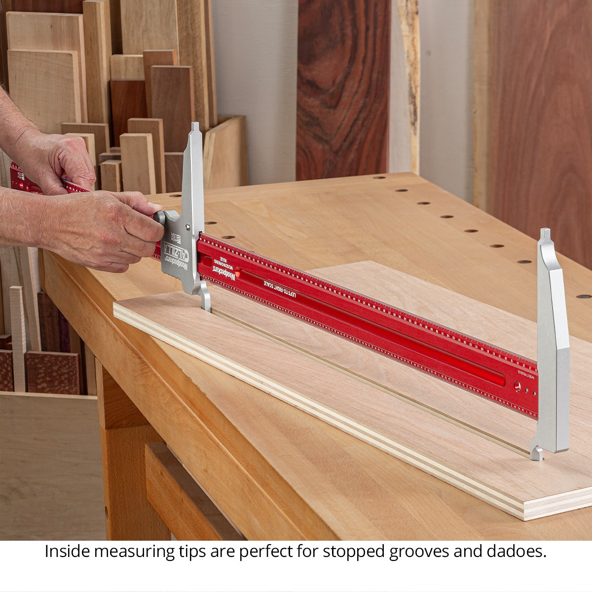 Cal-Zilla Woodworking Rule Caliper