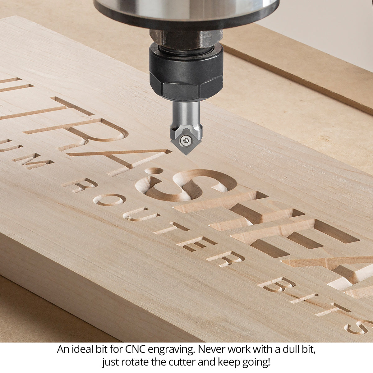 V-Groove CNC Router Bits - Carbide Insert