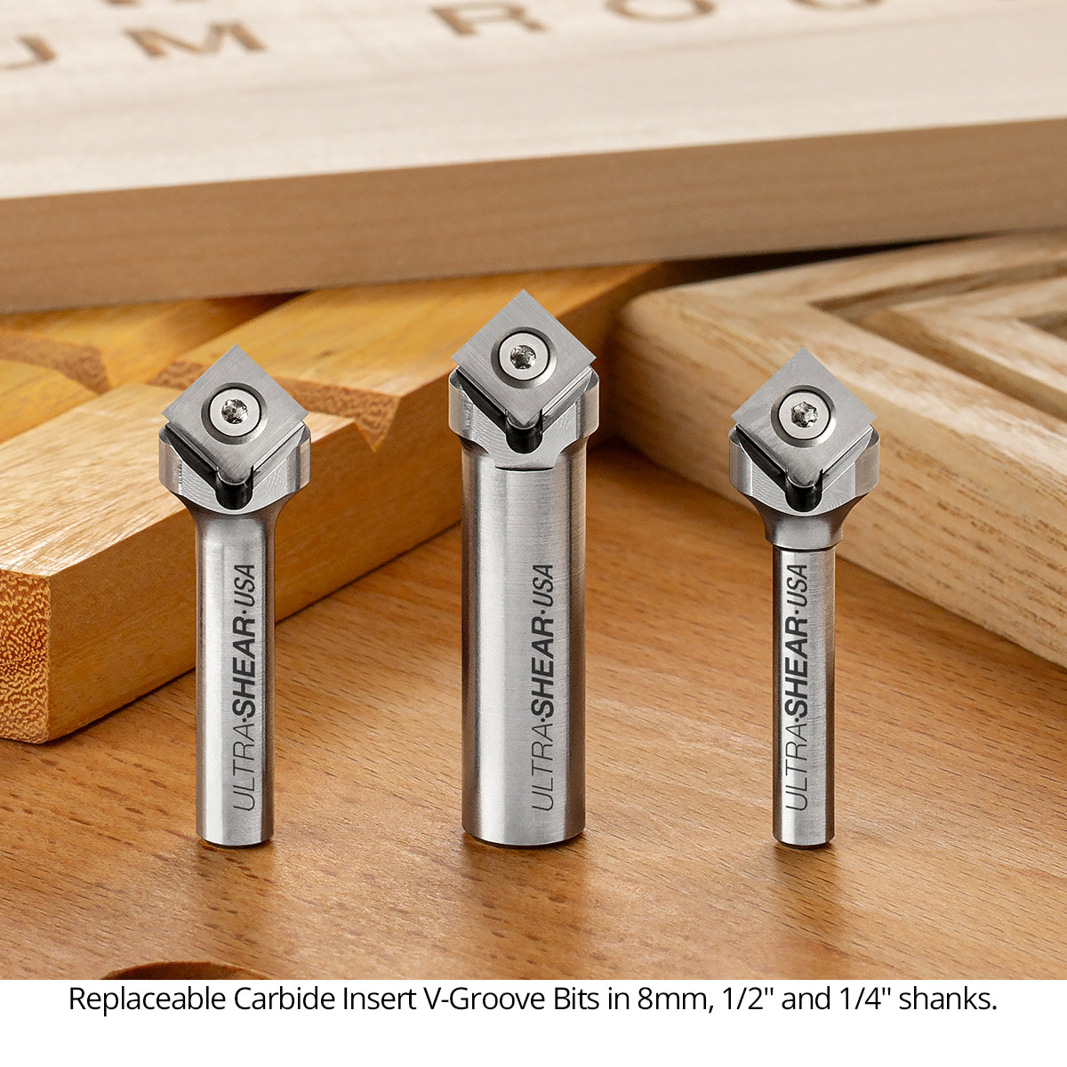 V-Groove CNC Router Bits - Carbide Insert