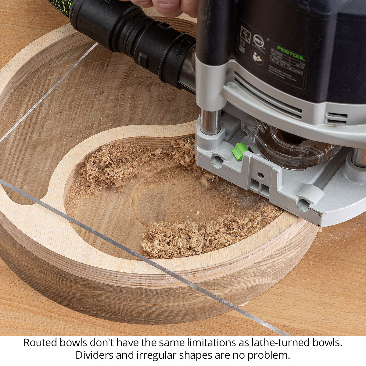 Extended Reach Bowl Router Bits - Carbide Tipped - 3 Flute