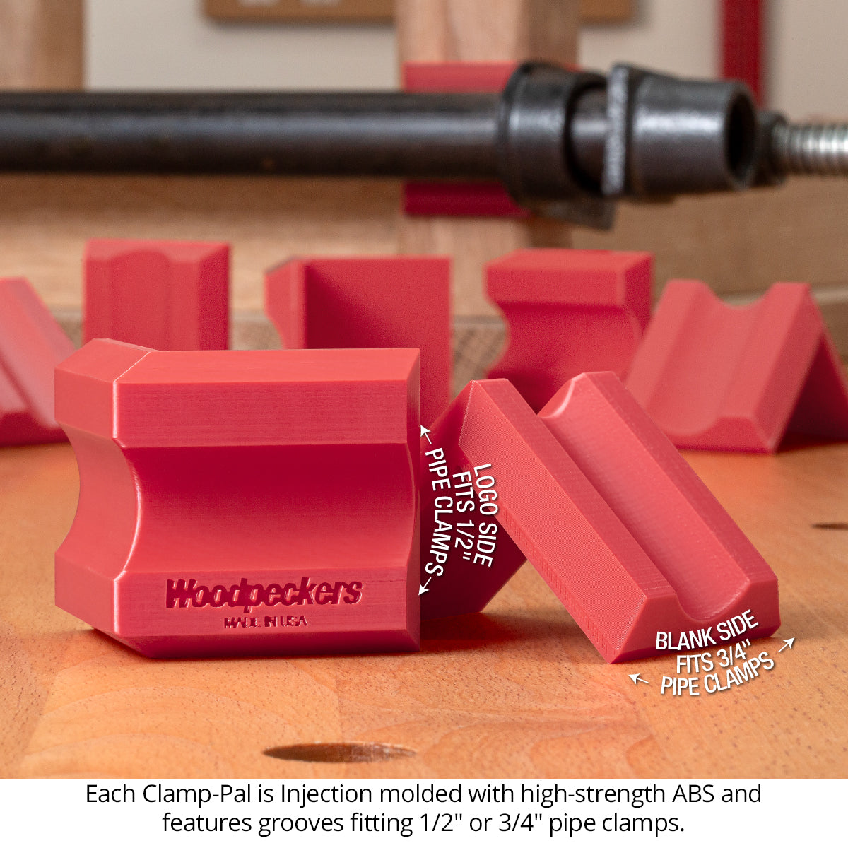 Clamp-Pals | Woodworking Clamp Pads | Prevent Stains & Dents
