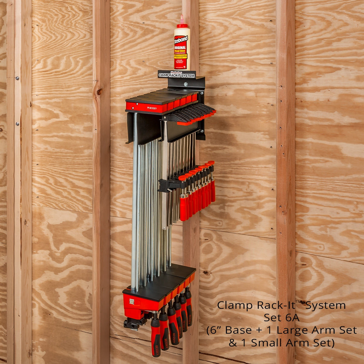 Clamp Rack-It System - 6" Base + 4 Arms - Closeout
