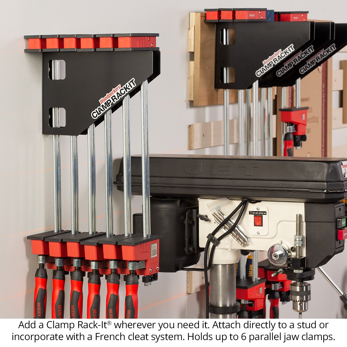 Clamp Rack-It Wall Storage
