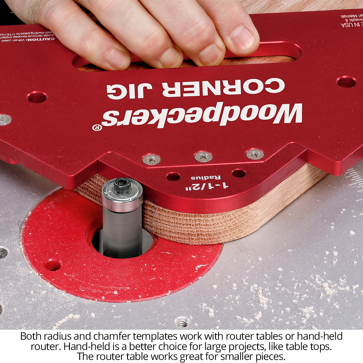 Corner Jig for Radius & Chamfer Cuts