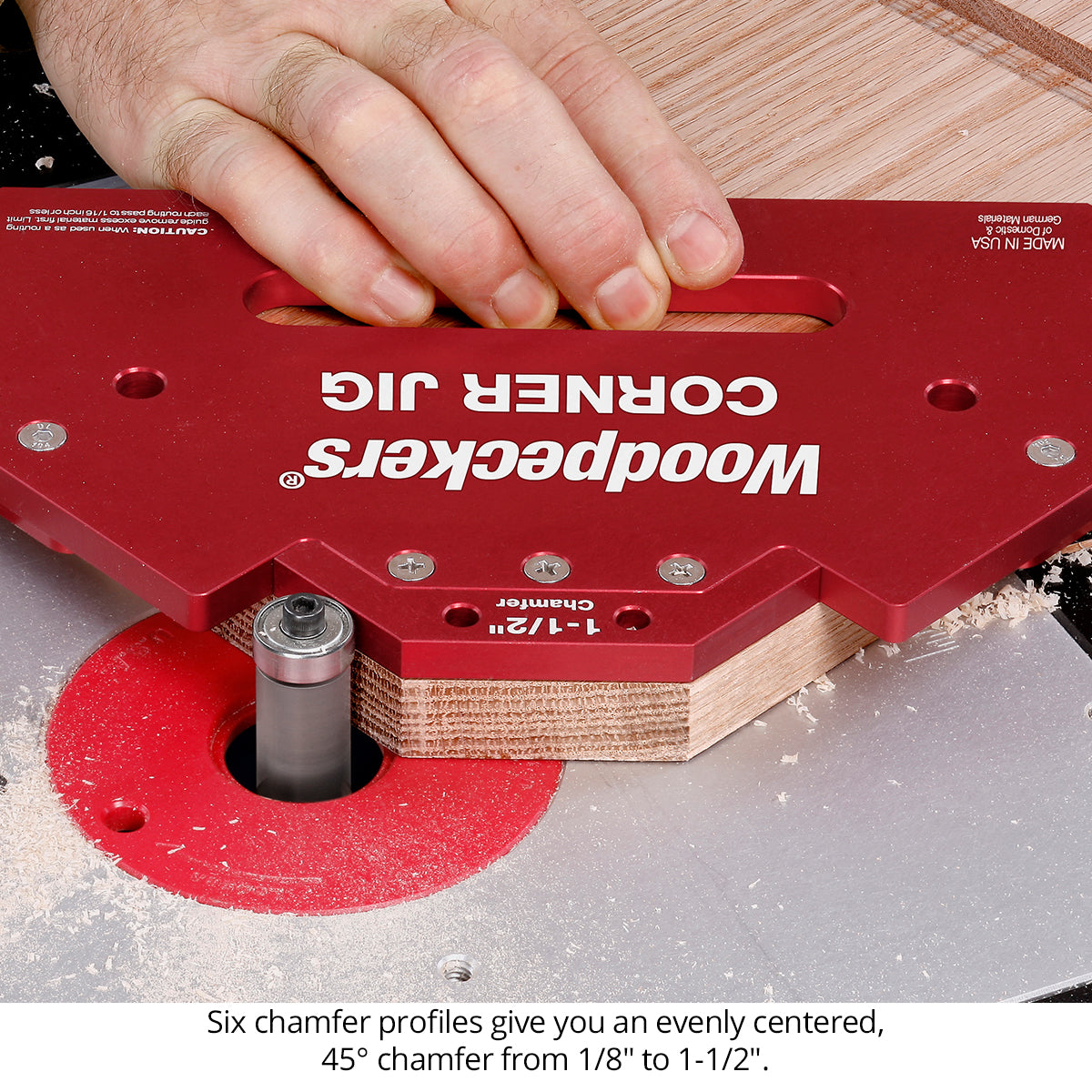 Corner Jig for Radius & Chamfer Cuts