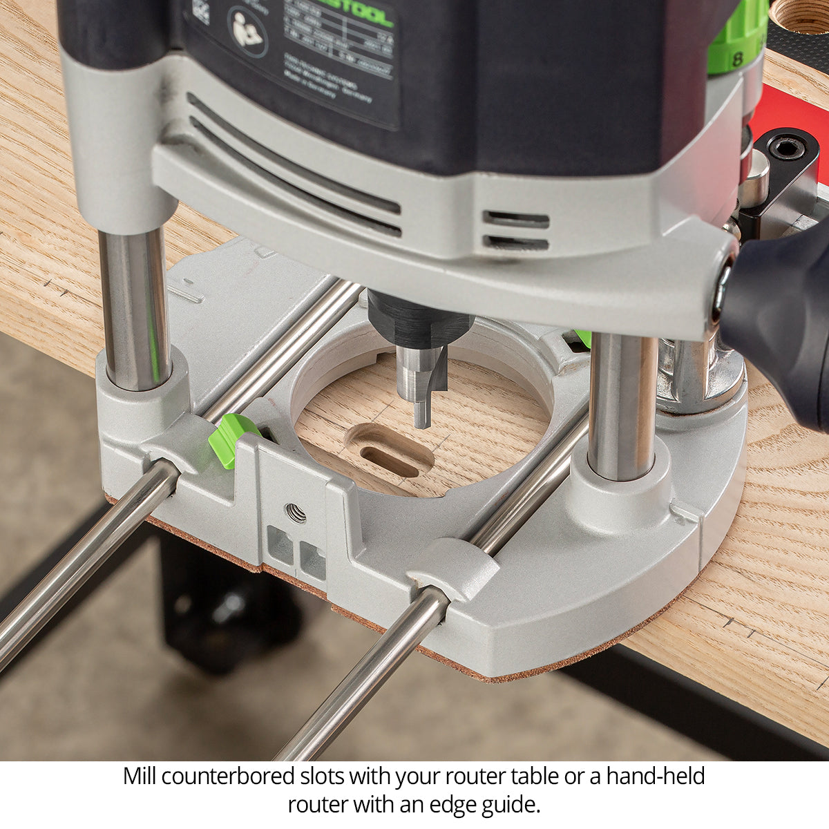 Counterbore Slotting Router Bits - Solid Carbide