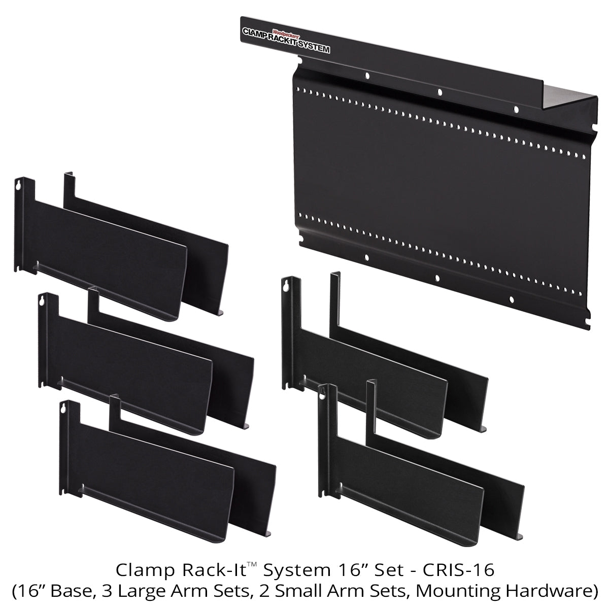 Clamp Rack-It System - 16" Base + 10 Arms - Closeout