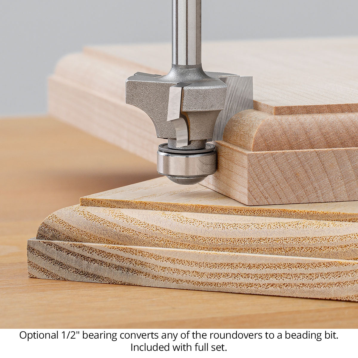 Roundover Router Bits - Carbide Tipped - 3 Flute