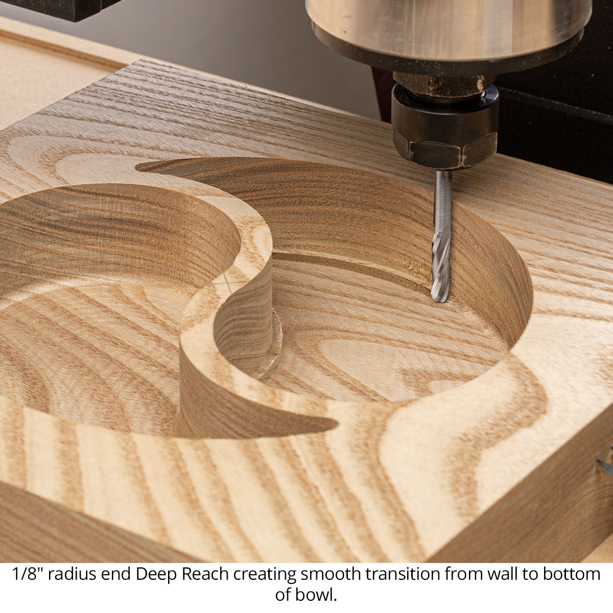 Deep Reach CNC Router Bits - Solid Carbide - 1/4 Shank