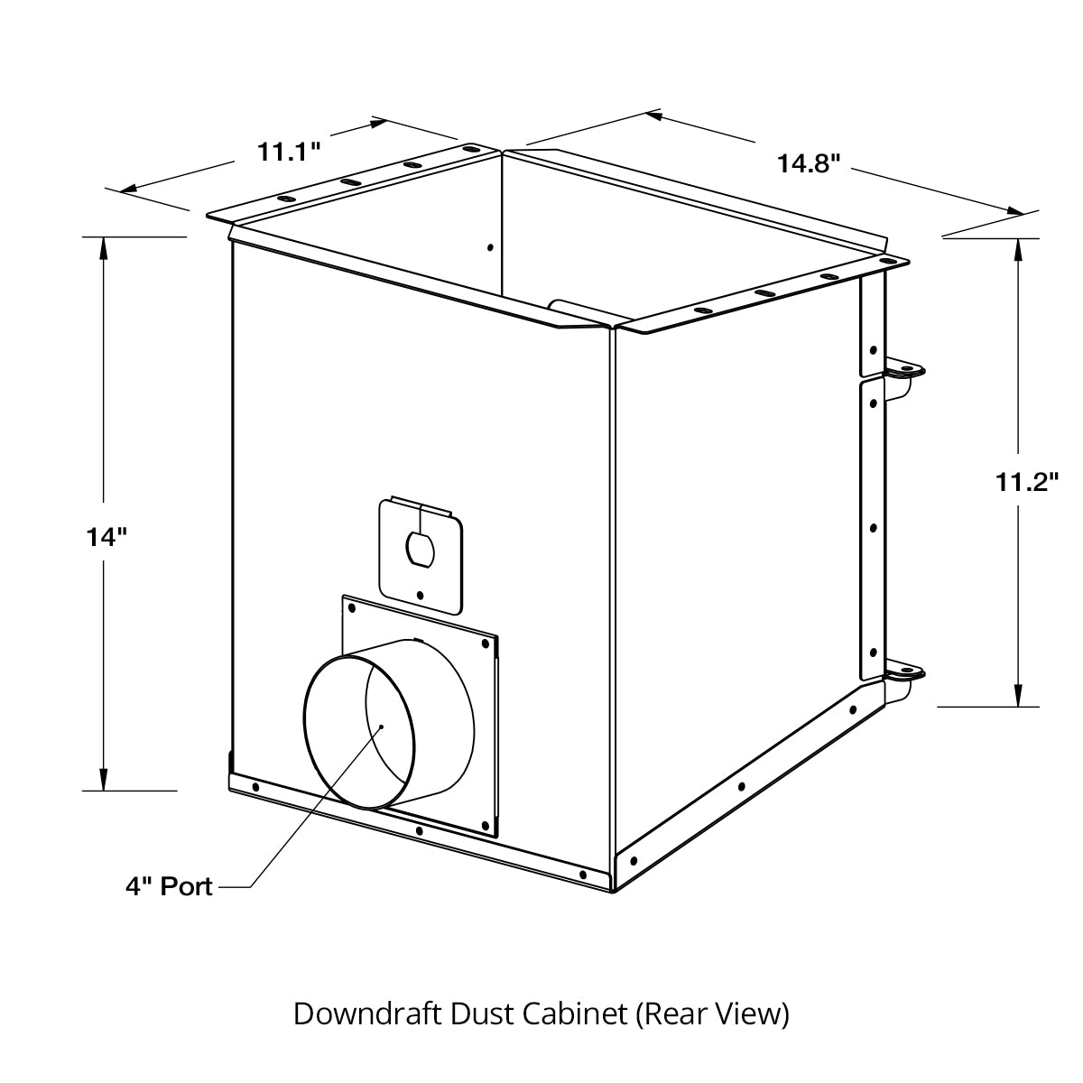 Downdraft Dust Collection Cabinet