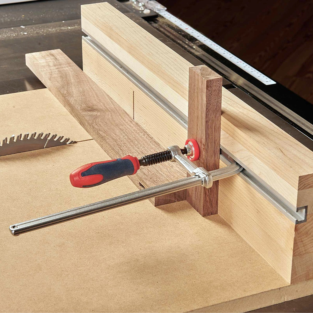EHOMA 7-1/2” Track Clamp with Ergonomic Screw Handle