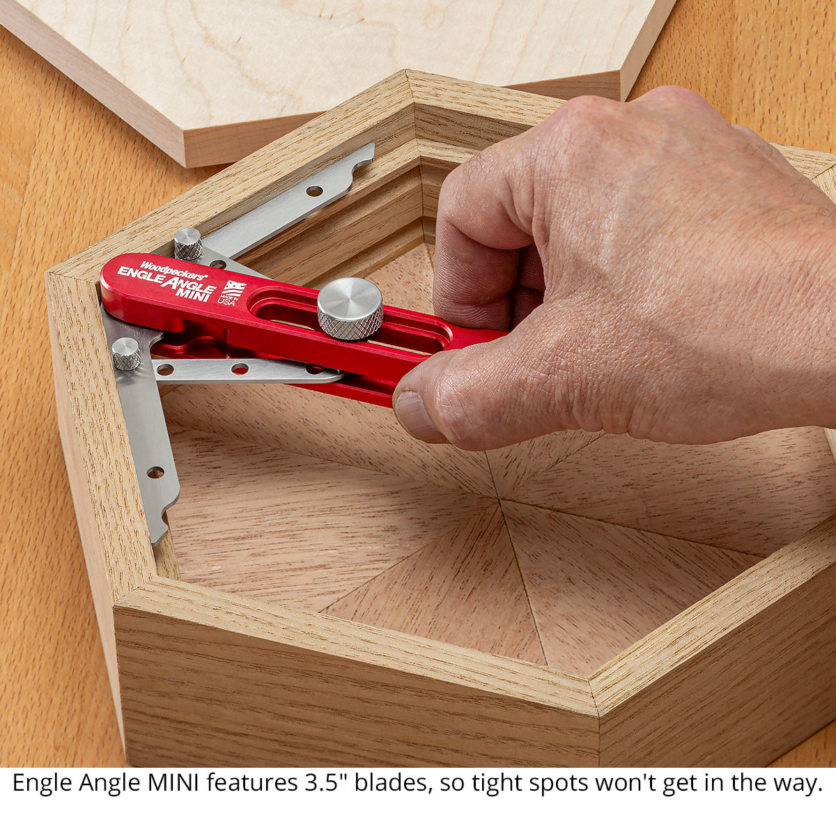 Woodpeckers Engle Angle Trim Angle Finder for Miter Layout