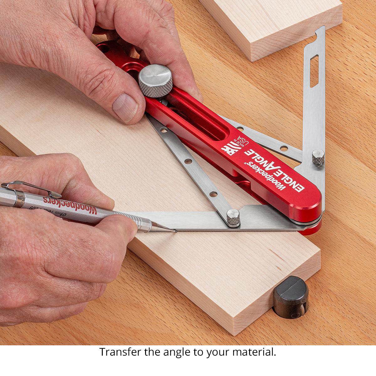 【2024年製】e angle 107L ANGVA-FR107-UP Woodpeckers Engle Angle Trim Angle Finder for Miter Layout