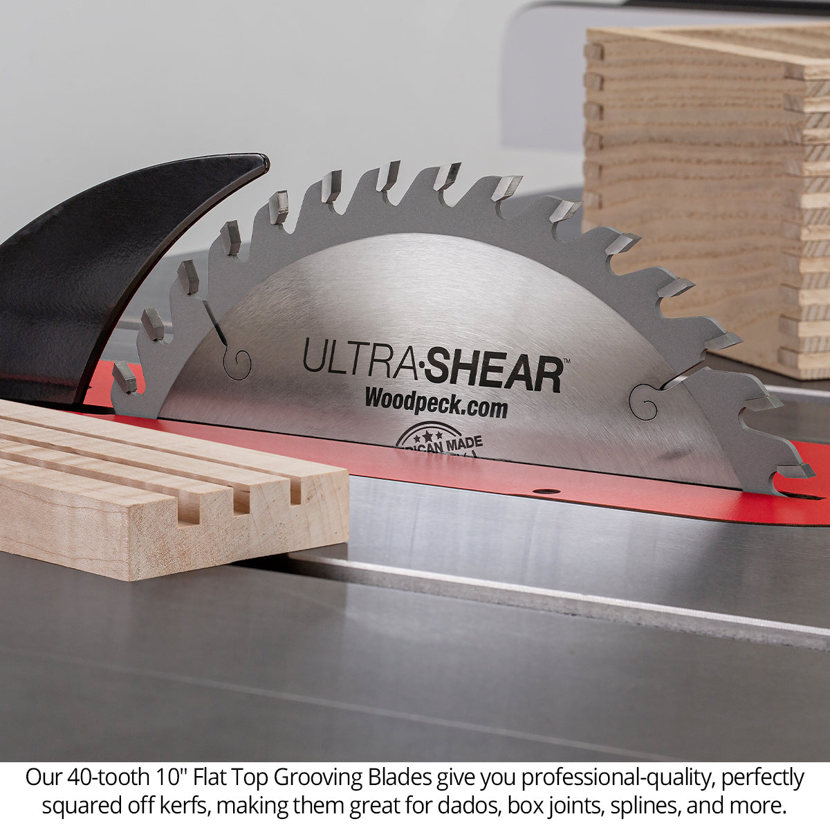 Ultra-Shear 10" 40-Tooth Flat Top Grooving Saw Blades
