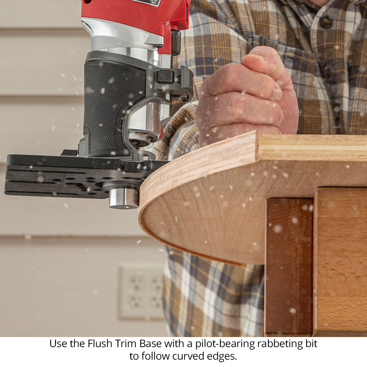 Flush Trim Base for Compact and Mid-Size Routers