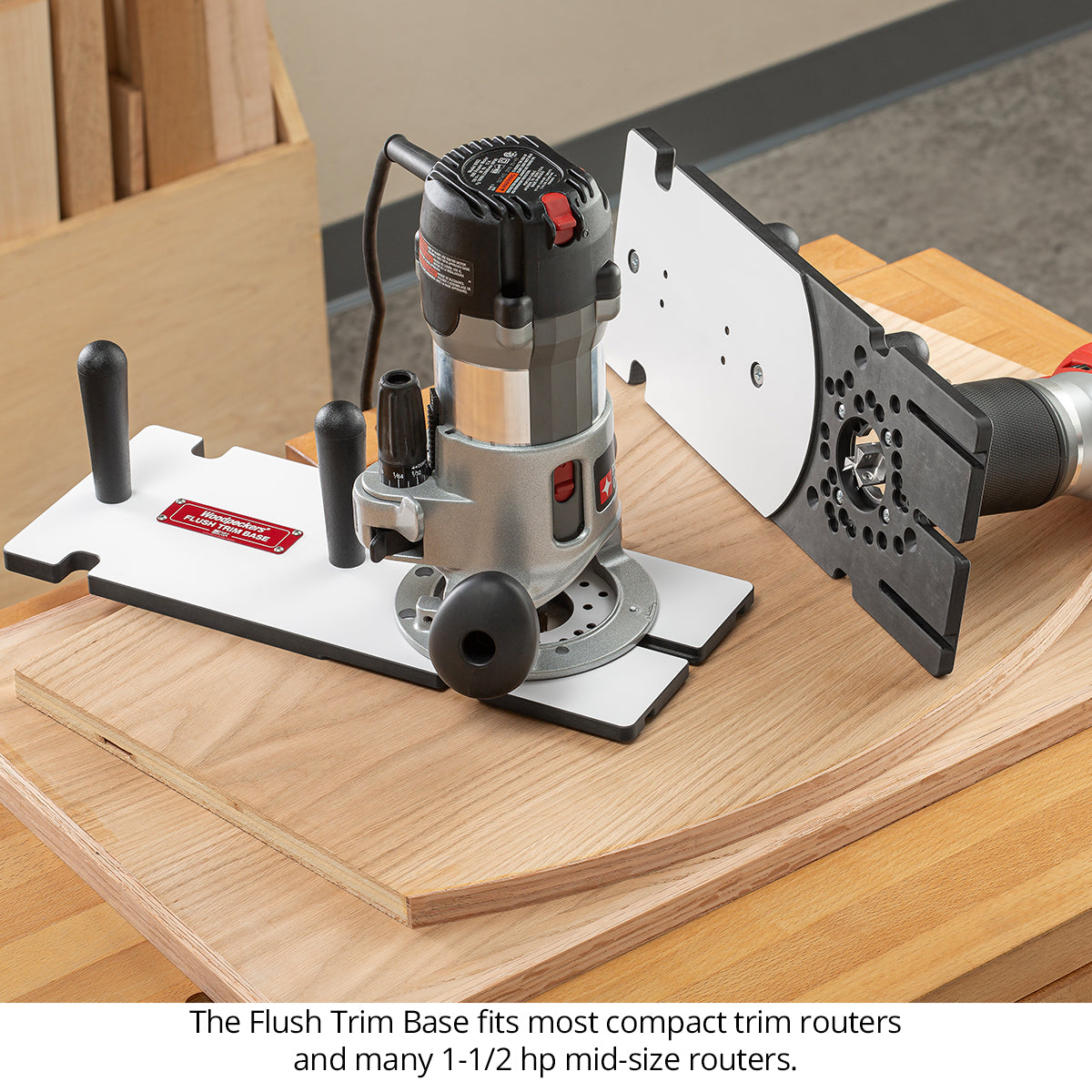 Flush Trim Base for Compact and Mid-Size Routers