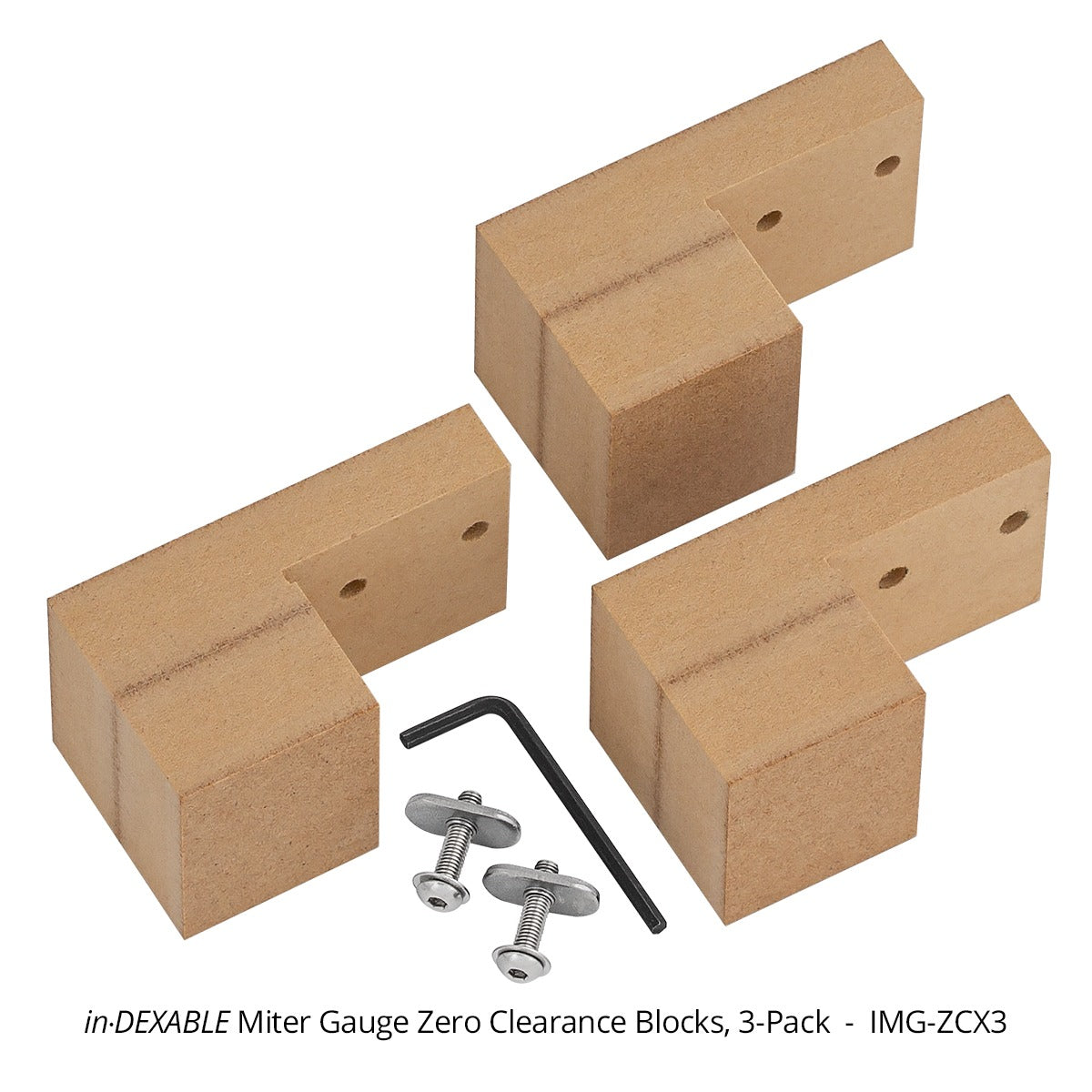 in-DEXABLE Miter Gauge & Sled - Replacement Parts & Accessories